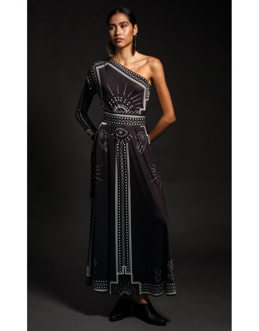 PROPHECY ONE SHOULDER LONG DRESS