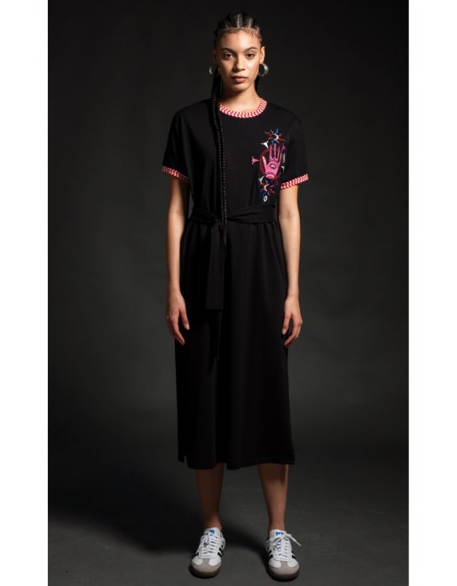 DREAM LONG DRESS - Cotton with embroidery