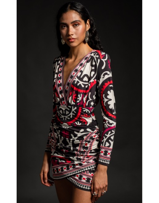 ENIGMA RED SHORT DRESS