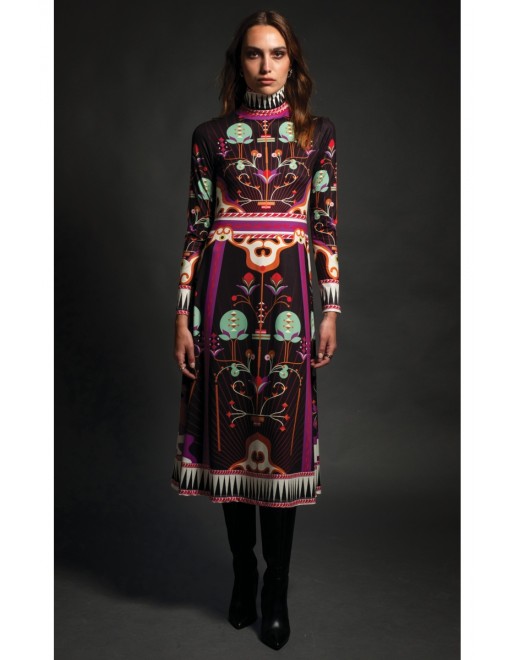 STEM MIDI DRESS