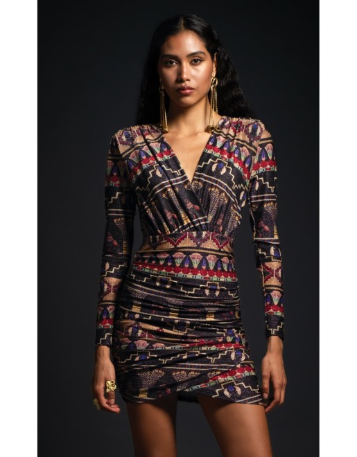 WORSHIP SHORT DRESS - Lurex