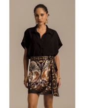 ANCESTRESS WRAP SKIRT - Jacquard