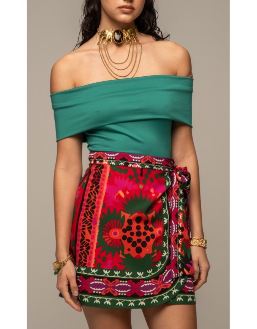RAPTURE WRAP MINI SKIRT