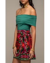 RAPTURE WRAP MINI SKIRT