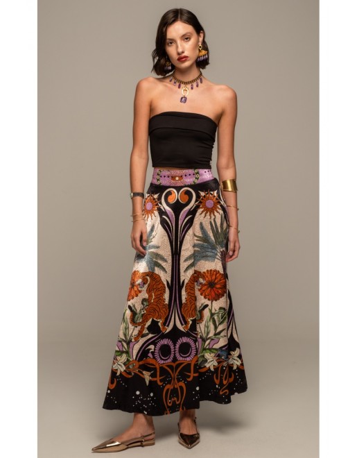 ANCESTRESS LONG SKIRT - Jacquard