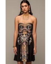 ABYSS STRAPLESS SHORT DRESS