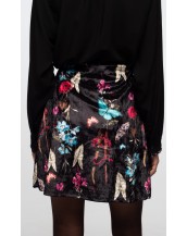 HYDRANGEA MINI SKIRT - Velvet