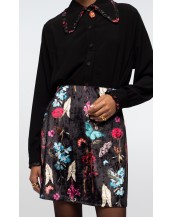 HYDRANGEA MINI SKIRT - Velvet
