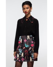 HYDRANGEA MINI SKIRT - Velvet