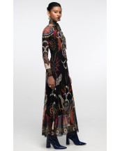NOCTURNAL LONG DRESS - Mesh