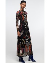 NOCTURNAL LONG DRESS - Mesh