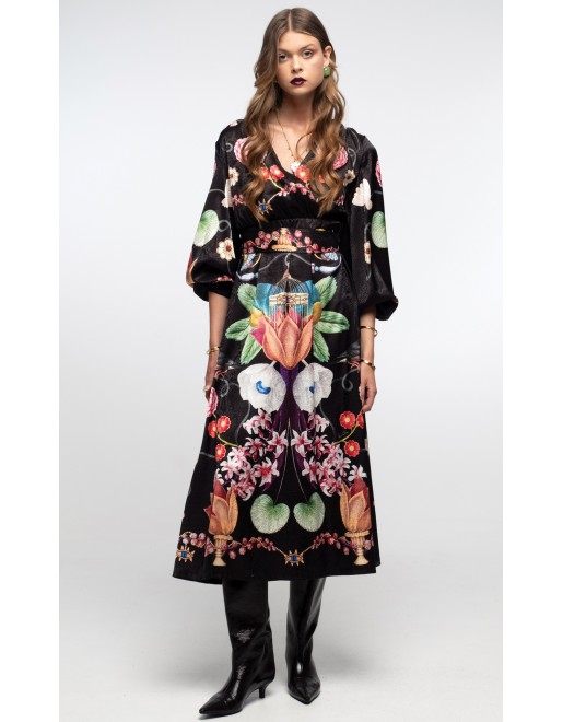 PRIMROSE LONG DRESS - Jacquard