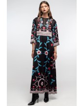 GARLAND LONG DRESS - Jacquard