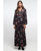 ELISIUM WRAP DRESS - Lurex