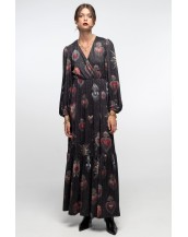 ELISIUM WRAP DRESS - Lurex
