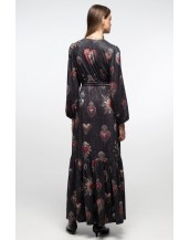 ELISIUM WRAP DRESS - Lurex