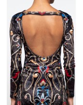 DUSK SLIT DRESS - Velvet