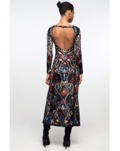 DUSK SLIT DRESS - Velvet