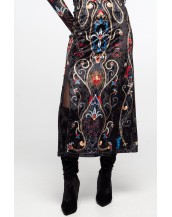 DUSK SLIT DRESS - Velvet