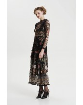 TEMPTATION LONG DRESS - Lace