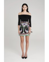 NOSTALGIA WRAP MINI SKIRT