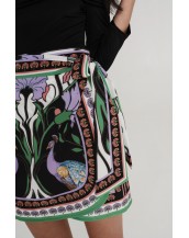 NOSTALGIA WRAP MINI SKIRT