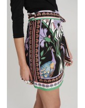 NOSTALGIA WRAP MINI SKIRT