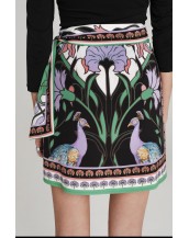 NOSTALGIA WRAP MINI SKIRT