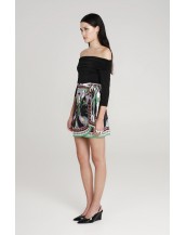 NOSTALGIA WRAP MINI SKIRT