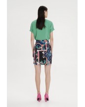 EPOQUE ASYMMETRIC SKIRT - Jacquard