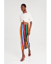 RHYTHM MIDI SKIRT