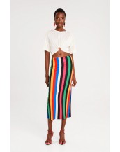 RHYTHM MIDI SKIRT