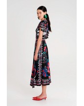 COSMOLOGY WRAP LONG DRESS