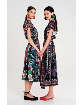 COSMOLOGY WRAP LONG DRESS