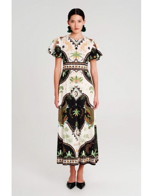 REPTILE LONG DRESS