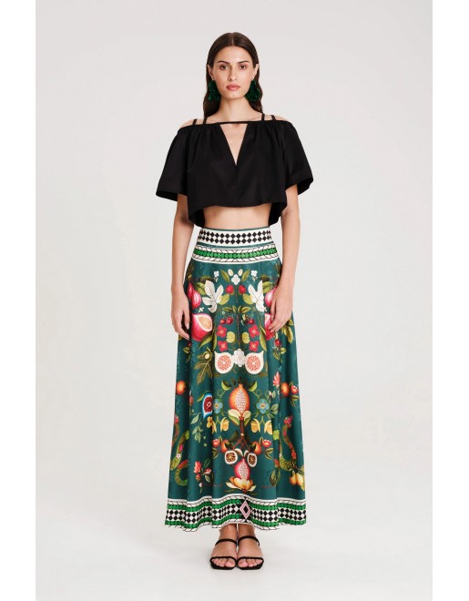 NECTAR LONG SKIRT - Jacquard