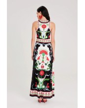 POMEGRANATE LONG DRESS