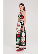 POMEGRANATE LONG DRESS