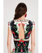 POMEGRANATE BODYCON DRESS