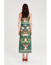 NECTAR ONE SHOULDER LONG DRESS - Silky