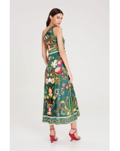 NECTAR ONE SHOULDER LONG DRESS - Silky