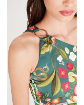 NECTAR ONE SHOULDER LONG DRESS - Silky