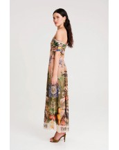 CITRUS LONG DRESS - Mesh