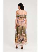 CITRUS LONG DRESS - Mesh