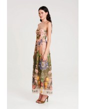 CITRUS LONG DRESS - Mesh
