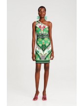 OASIS ONE SHOULDER BODYCON DRESS