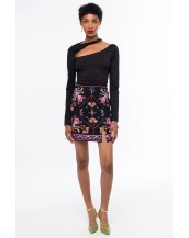 EMBLEM MINI SKIRT