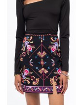 EMBLEM MINI SKIRT