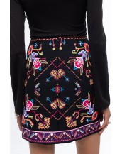 EMBLEM MINI SKIRT