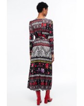 FLORA WRAP LONG DRESS